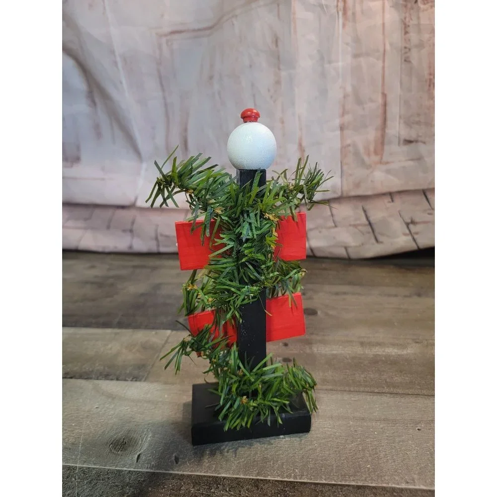 Merry Christmas mini‎ sign snowflake Wooden xmas decor